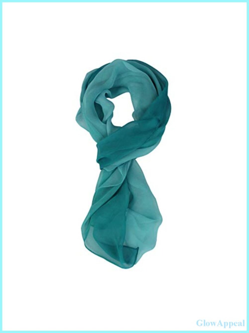 Long Chiffon Sheer Scarf Lightweight Silk Polyester Fashion Scarf